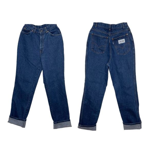 Vintage Levi’s 554 White Tab Double Horse Patch Women's Sz 26x32 High Rise Jeans - Picture 1 of 12